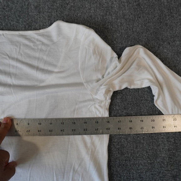 Talbots Petites Women's Top Small Floral Embellished Long Sleeve - Picture 5 of 7